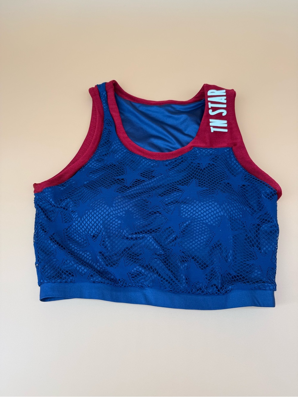 USA 250‎ Blue & Red Athletic Crop Top